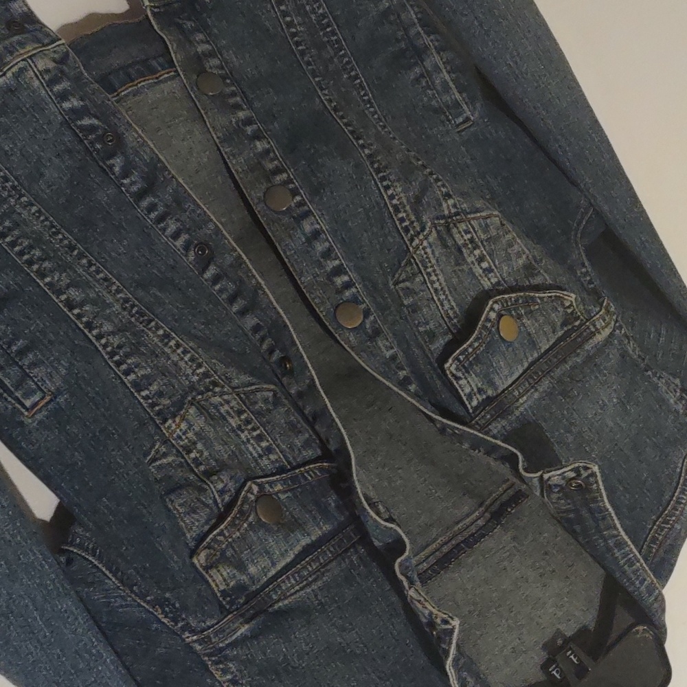 Woman's jean jacket.